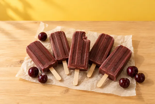 Cherry chocolate pops